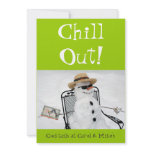 Chill Out: Winter Cocktail Party Custom Invitations