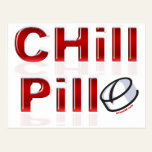 Chill Pill Funny PMS postcards