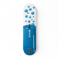 Chill Pill Skateboard by doodlecube Chill Pill Skateboard
