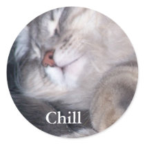 Chill Sticker by KatAnnette Chill Sticker