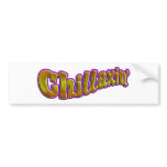 Chillaxin' Bumper Sticker