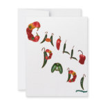 Chilli Padi Chili Peppers Invitation