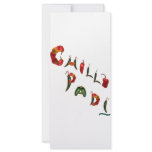 Chilli Padi Chili Peppers rack cards