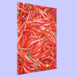 chilli red canvas prints