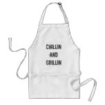 Chillin and Grillin aprons