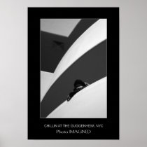 CHILLIN' AT THE GUGGENHEIM, NYC, NY, US POSTERS