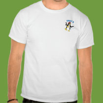 Chilly D Penguin - snowboarding t-shirts