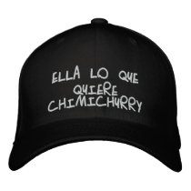 CHIMICHURRY HAT "LOKIXXIMO" embroidered hats