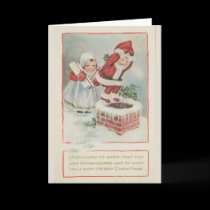 Chimney Children Christmas Card