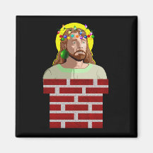 Chimney Jesus Fridge Magnets