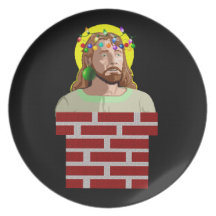 Chimney Jesus Party Plates