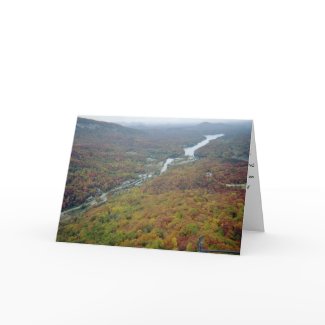 Chimney Rock in North Carolina card