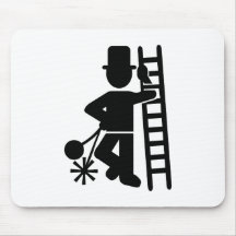 Chimney sweeper mouse pad