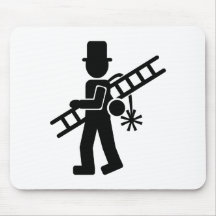 Chimney sweeper mouse pads