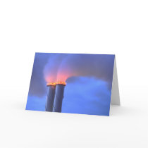 Chimney Twins Greeting Card