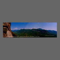 chimneyrock pano left, "The trail is the thing,... posters