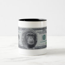 Chimp Money Money mugs