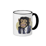 Chimp with Suit by Mudge Studios Mug