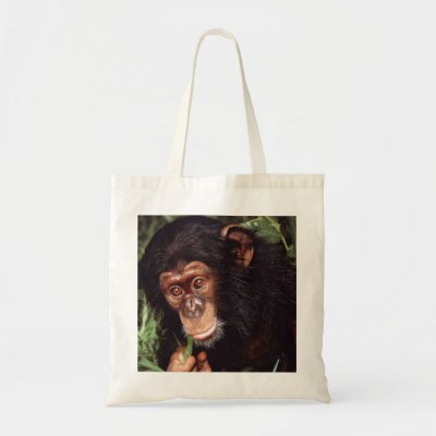 Chimpansee Canvas Bags
