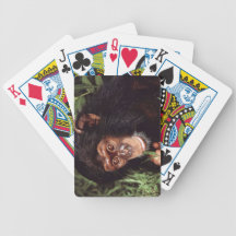 Chimpansee Bicycle Playing Cards