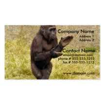 Chimpanzee Business Card