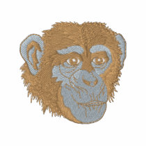 Chimpanzee embroidered shirts by ZazzleEmbroidery Chimpanzee embroidered shirts