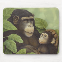Chimpanzee mousepads
