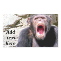 Chimpanzee_ Rectangular Sticker
