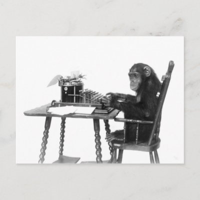 Chimpanzee Postcard