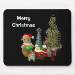 Chimunk's Christmas , squirrel , シマリスのクリスマス Mousepads