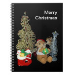 Chimunks Christmas , squirrel . シマリスのクリスマス .  Note Note Book