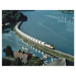 China Clay Train Fowey Estuary at Golant Full Color Flyer