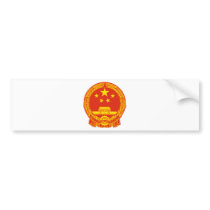 China coat of arms bumper stickers by sergemayifuila China coat of arms bumper stickers