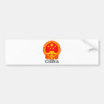 China Coat of Arms Bumper Stickers
