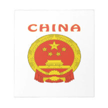 China Coat Of Arms Memo Notepads