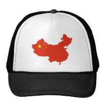 China Country Flag Hat
