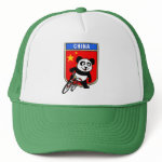 This cute cycling panda stands in front of a Chinese flag with his bike. This original design makes a perfect gift for bicycling fanatics in China. Great for everyone who loves cute pandas and biking.