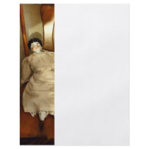 China Doll on Chair Custom Flyer