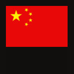 China Flag Map Spaghetti Top
