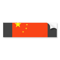 China Flag bumper stickers by coolcountry China Flag bumper stickers
