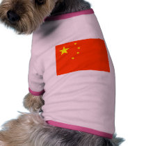 China Flag pet clothing