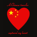 China Flag Heart T-Shirt