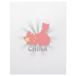 China Flag Map 2.0 Letterhead