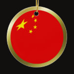China Fisheye Flag Ornament