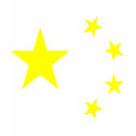 China Flag Star t-shirts