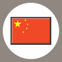China Flag stickers