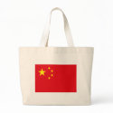 China Flag Tote Bag