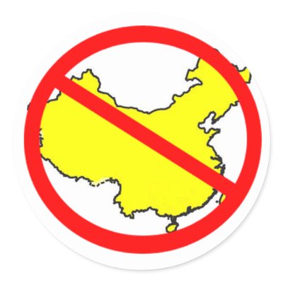 China-free Round Stickers by xaviero