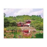 china garden postcard