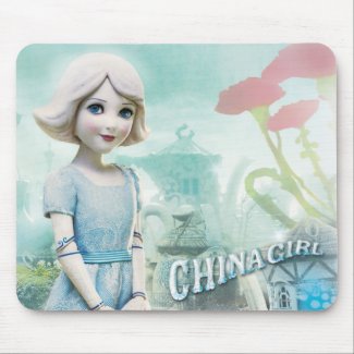 China Girl 1 Mousepads